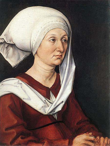 Albrecht Durer Portrait of Barbara Durer oil painting image